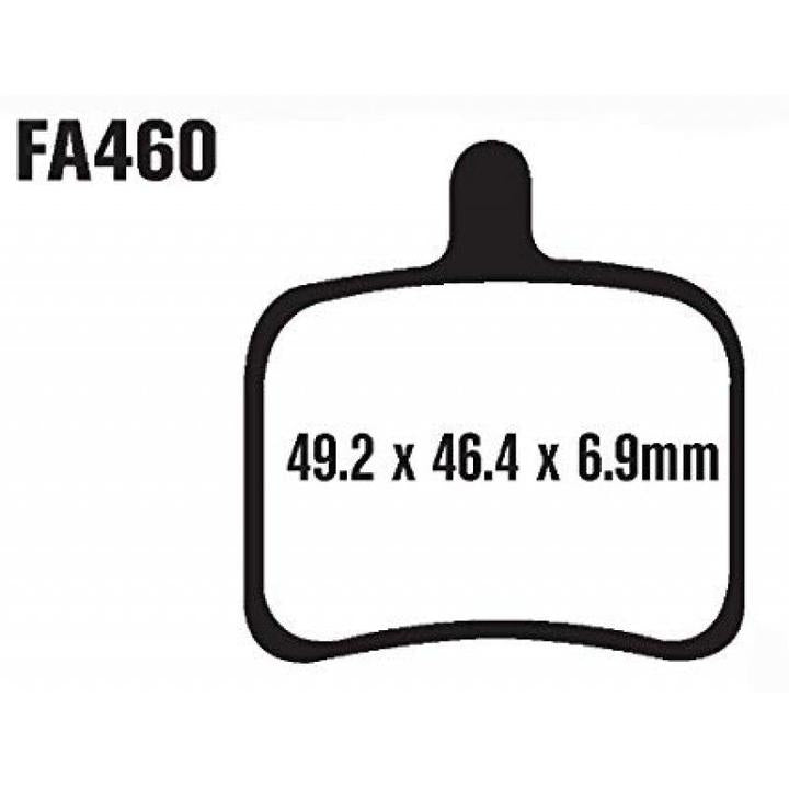 EBC Double-H Sintered Disc Pad Set - FA460HH
