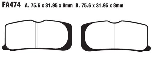 EBC FA Series Disc Pad Set - FA474
