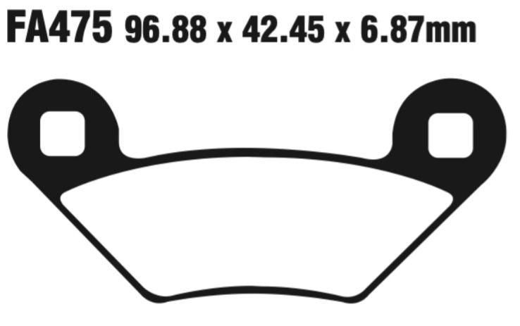 EBC FA Series R Disc Pad Set - FA475R