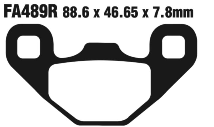 EBC FA Series R Disc Pad Set - FA489R