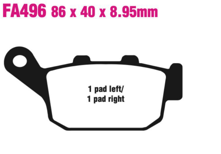 EBC FA Series Disc Pad Set - FA496