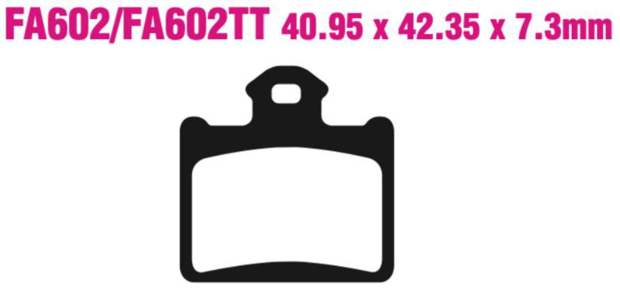 EBC FA Series R Disc Pad Set - FA602R