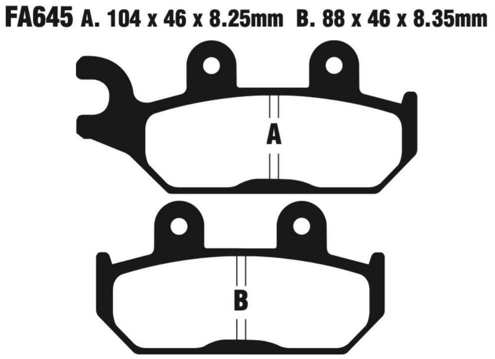 EBC FA Series R Disc Pad Set - FA645R