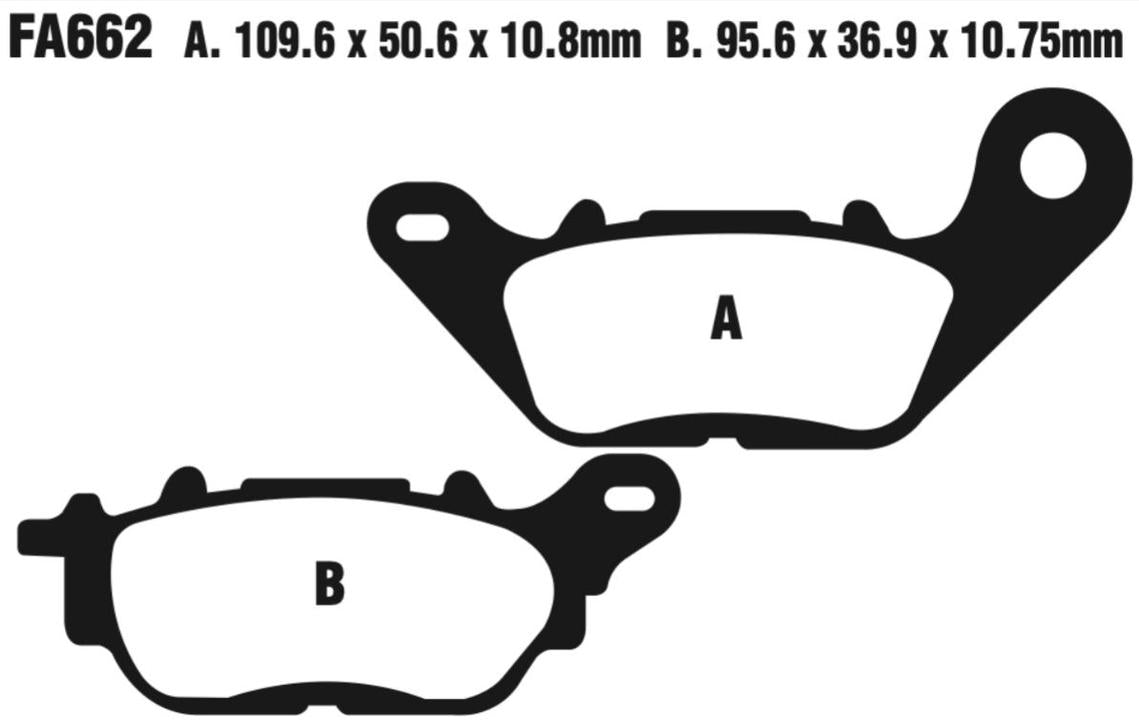 EBC Sintered (Race Only) Disc Pad Set - GPFAX662HH