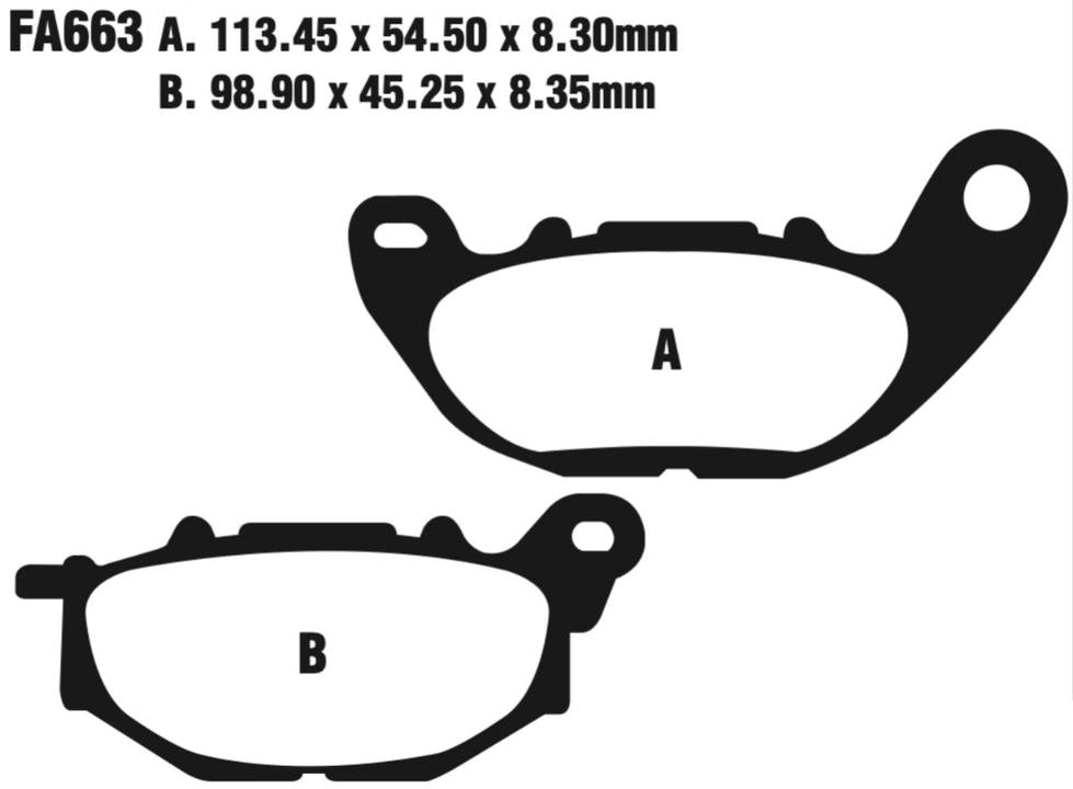 EBC Sintered (Race Only) Disc Pad Set - GPFAX663HH