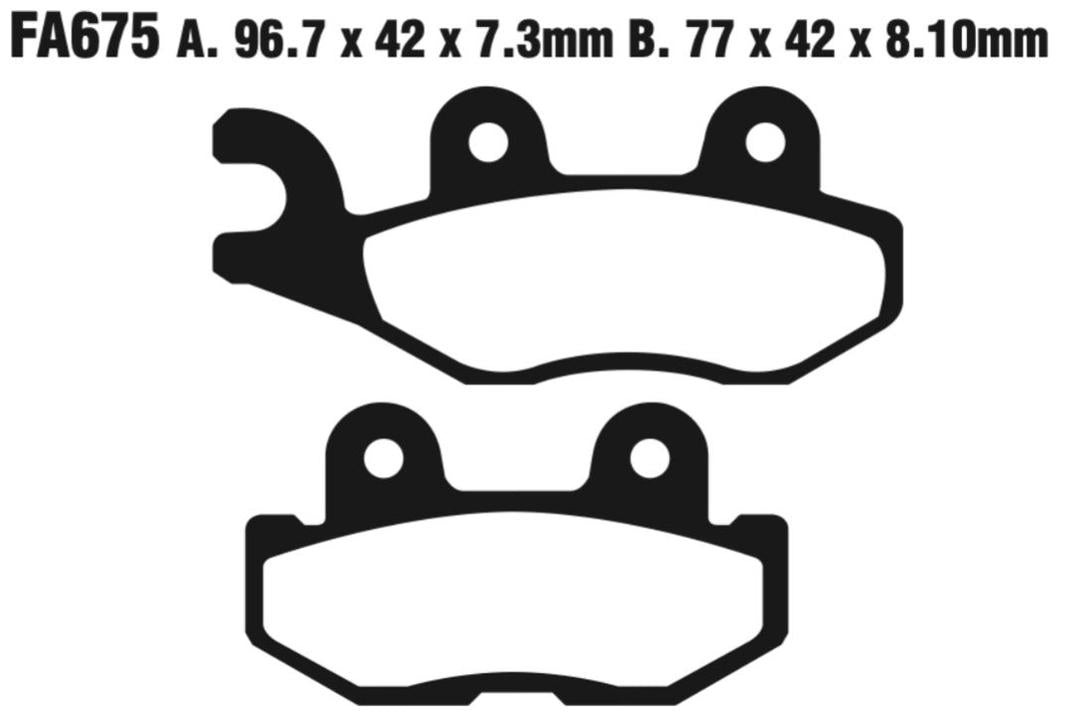 EBC FA Series R Disc Pad Set - FA675R