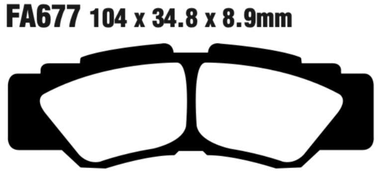 EBC FA Series R Disc Pad Set - FA677R