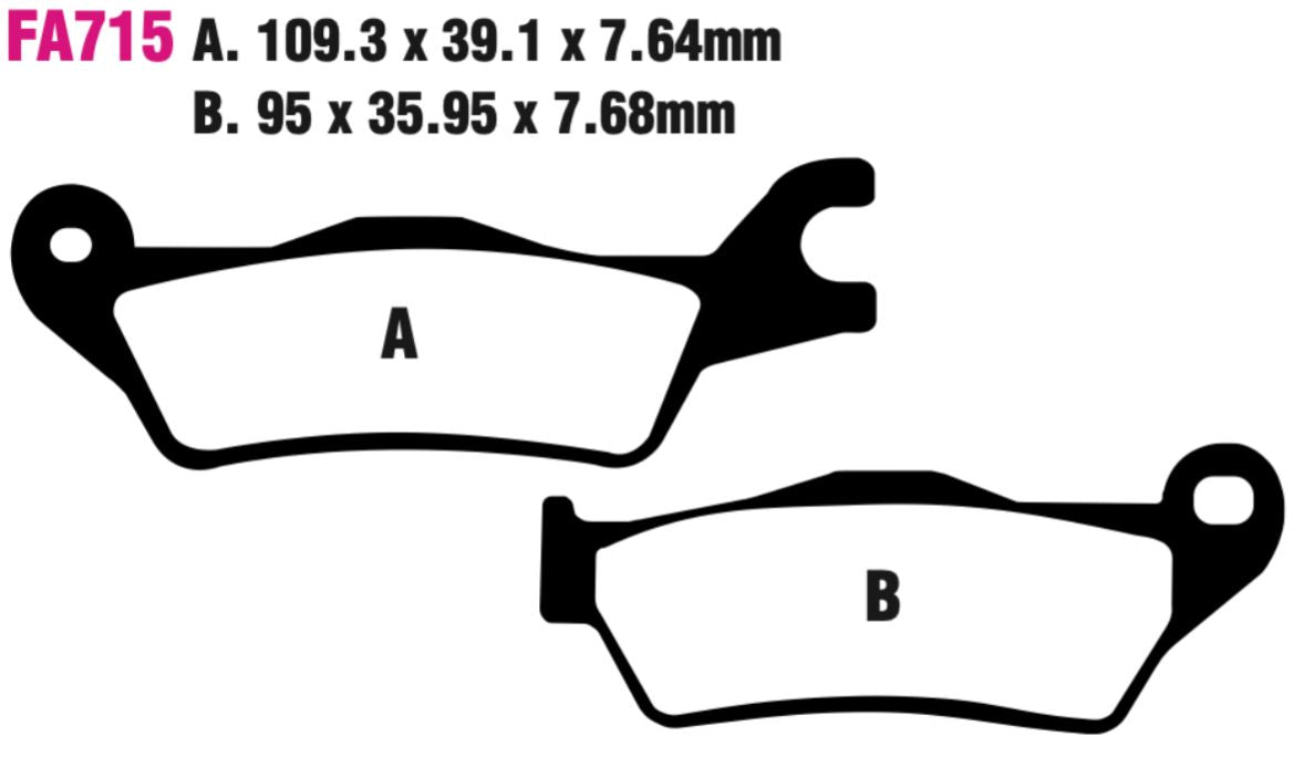 EBC FA Series Disc Pad Set - FA715