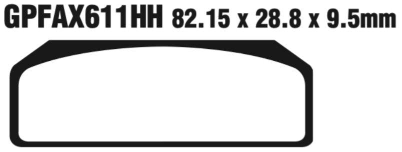 EBC Sintered (Race Only) Disc Pad Set - GPFAX611HH