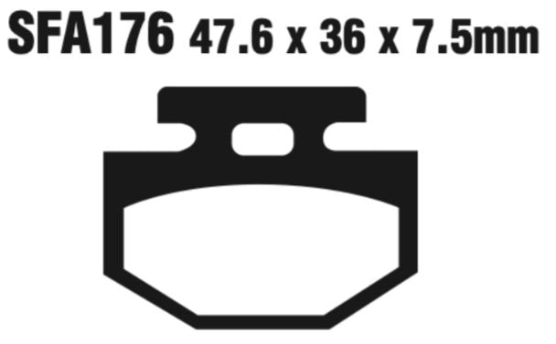 EBC Scooter Disc Pad Set - SFA176
