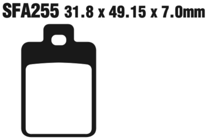 EBC Scooter Disc Pad Set - SFA255