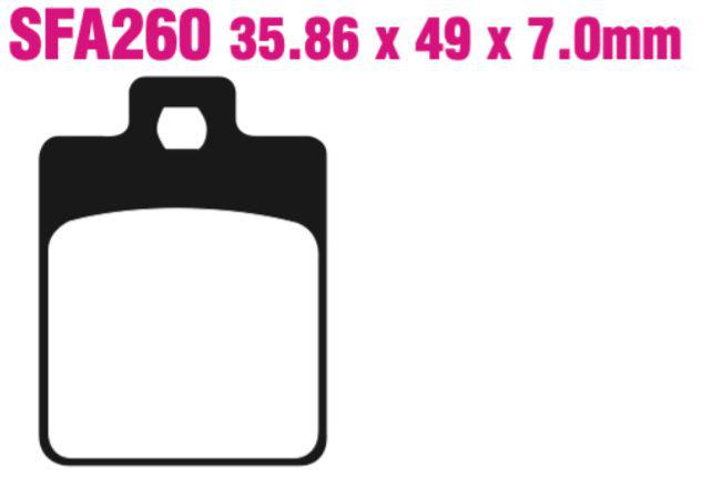 EBC Scooter Disc Pad Set - SFA260