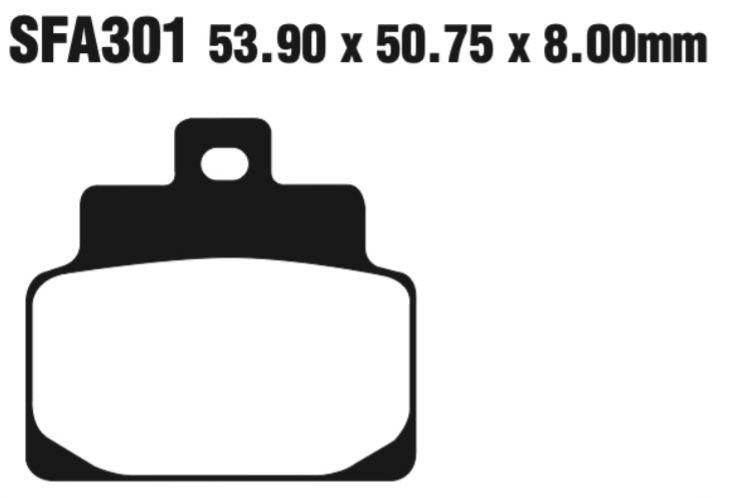 EBC Scooter Disc Pad Set - SFA301