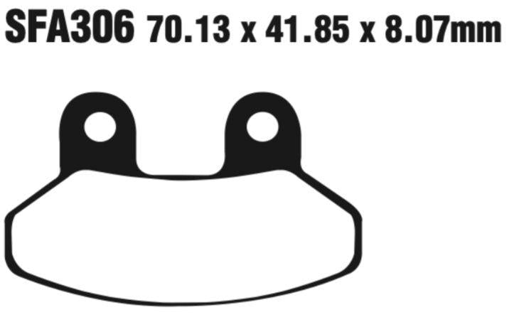 EBC Scooter Disc Pad Set - SFA306