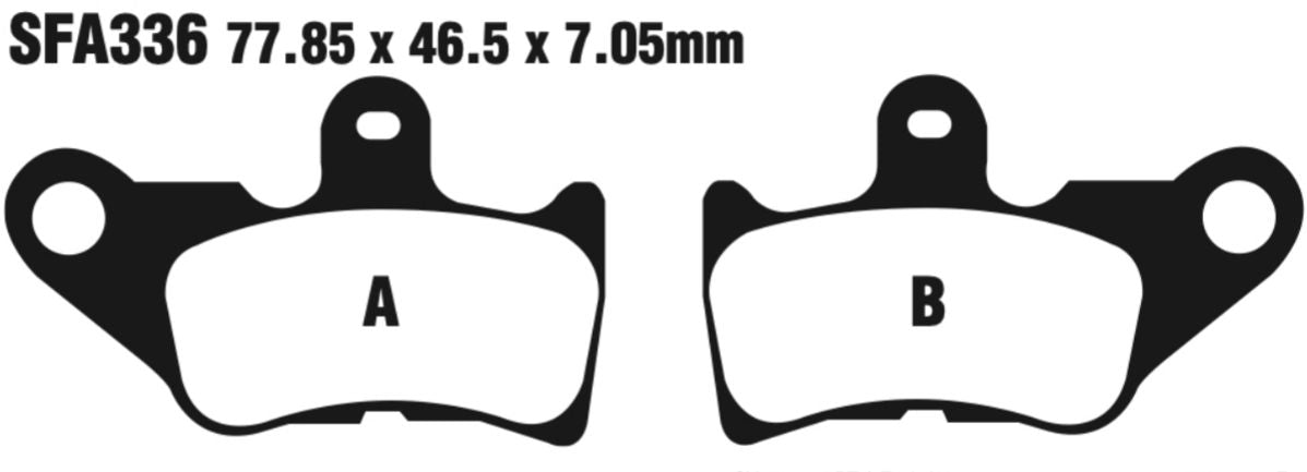 EBC Scooter Disc Pad Set - SFA336