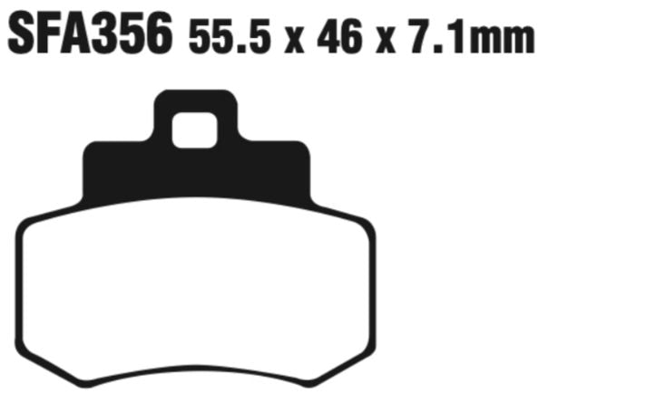 EBC Scooter Disc Pad Set - SFA356
