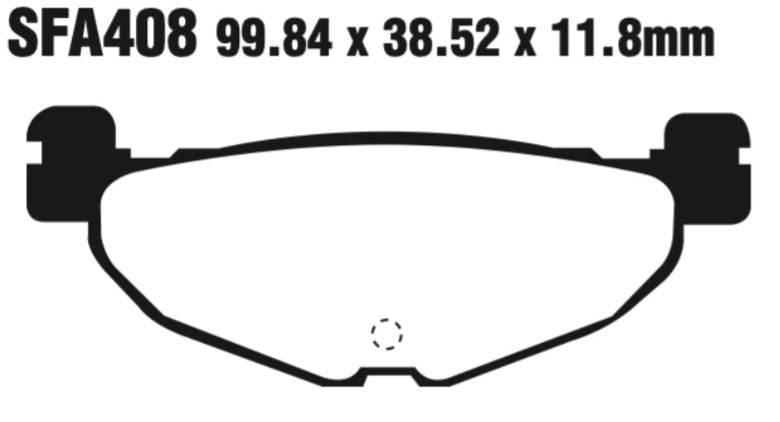 EBC Scooter Double-H Sintered Disc Pad Set - SFA408HH