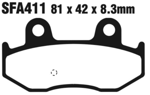 EBC Scooter Disc Pad Set - SFA411