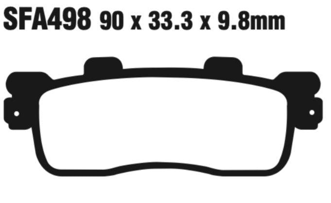 EBC Scooter Disc Pad Set - SFA498