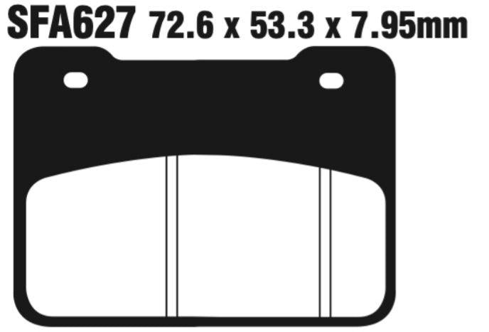 EBC Scooter Disc Pad Set - SFA627