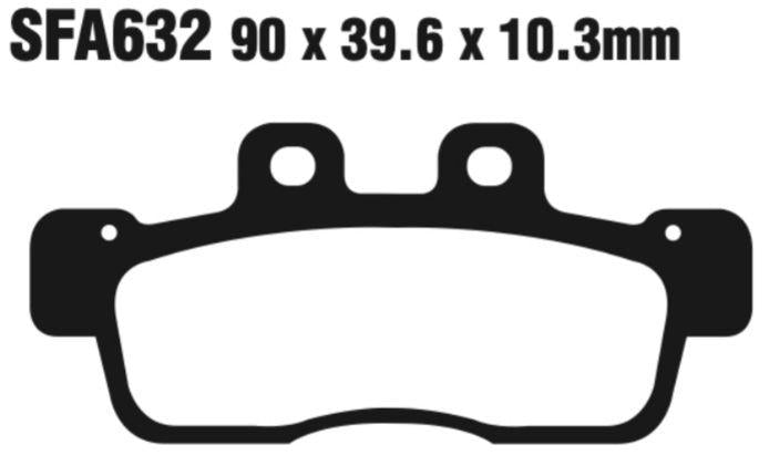 EBC Scooter Disc Pad Set - SFA632