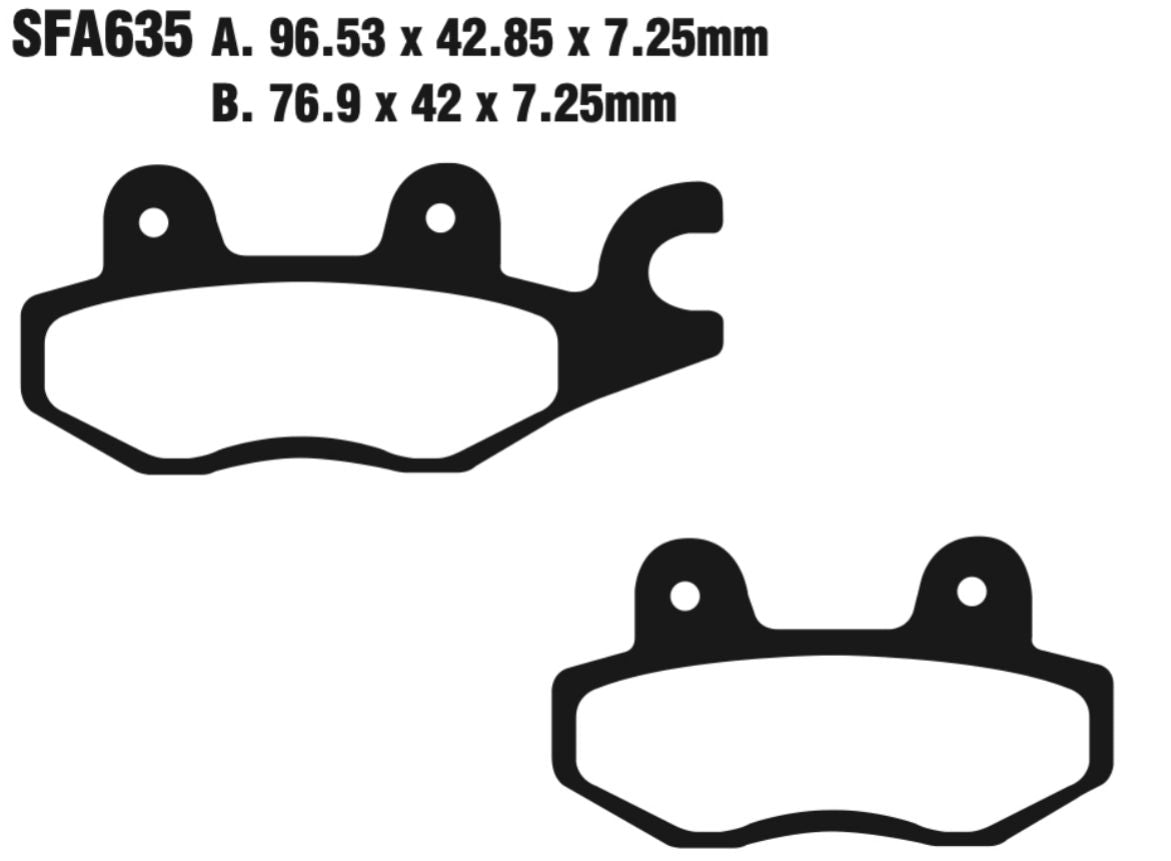 EBC Scooter Disc Pad Set - SFA635