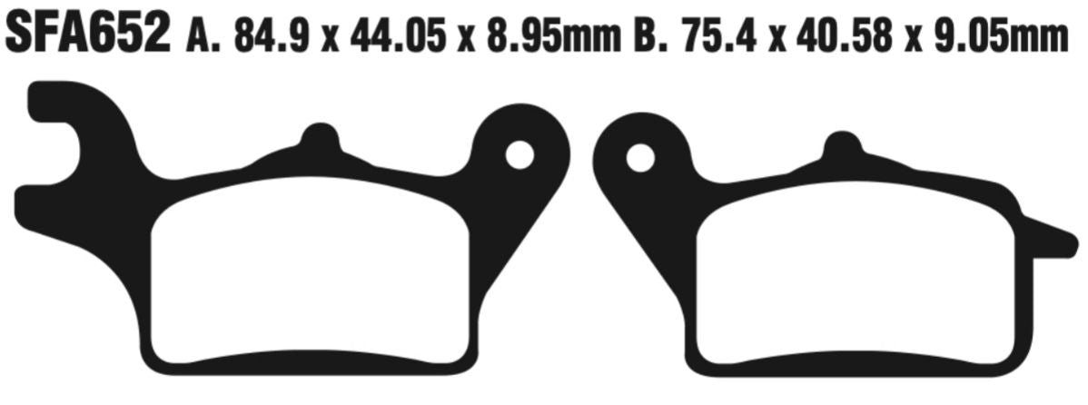 EBC Scooter Disc Pad Set - SFA652