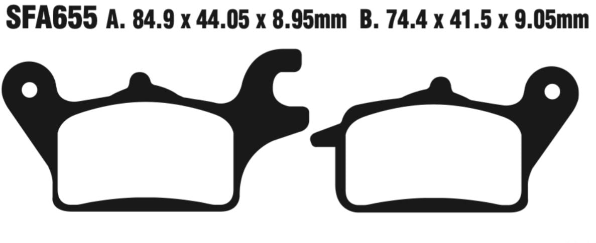 EBC Scooter Disc Pad Set - SFA655