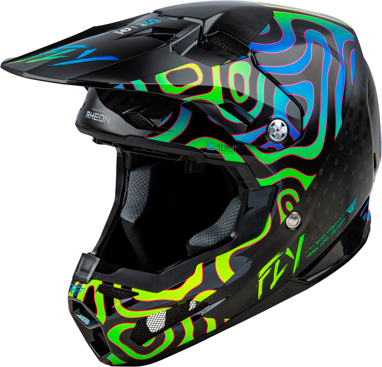 Fly Formula S S.E Zen Helmet - Blue / Yellow