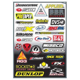 Factory Effex Sponsor Decal Kit 4