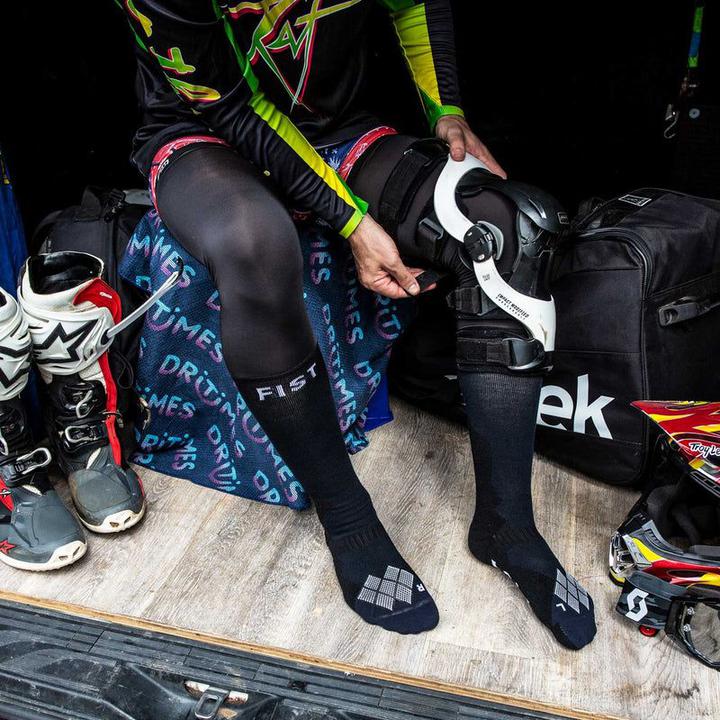 Fist - Black Brace Sock - Black