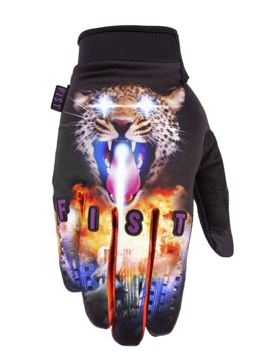 Fist Lazer Leopard Gloves - Graphics