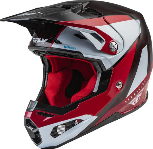 Fly 2023 Youth Formula Carbon Helmet - Prime Red White Red Carbon