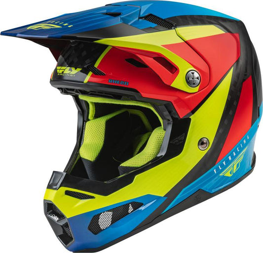 Fly 2023 Formula Carbon Helmet Prime - Yellow / Blue / Red