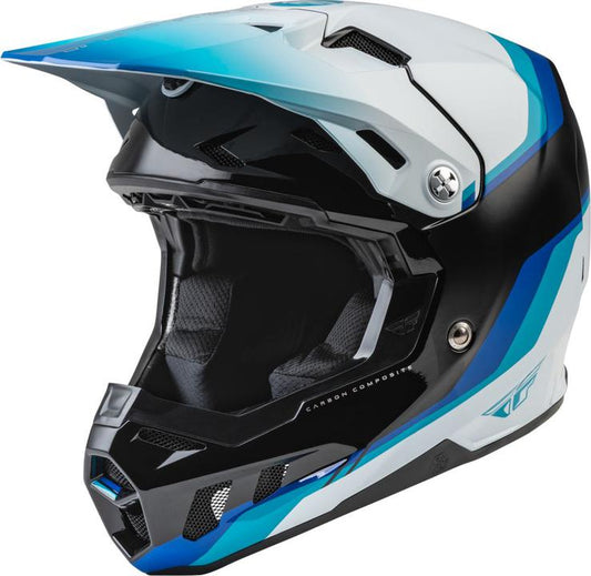 Fly 2022 Youth Formula Cc Helmet - Driver Black Blue White