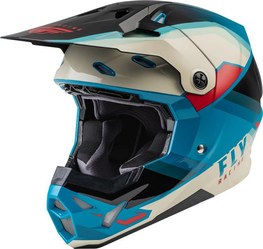 Fly 2022 Youth Formula CP Helmet - Rush Black Stone Dark Teal