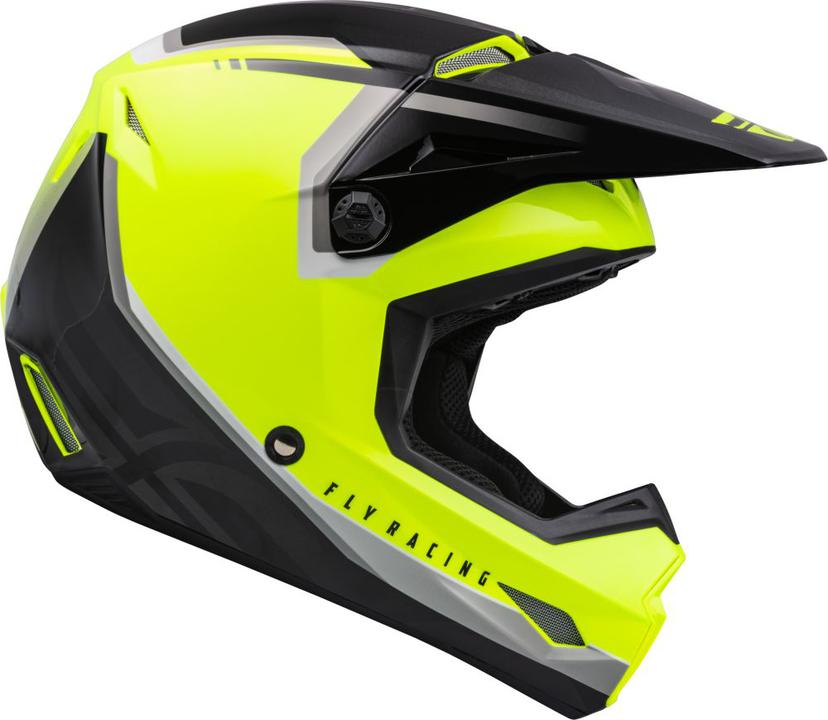 Fly MX24 Youth Kinetic Vision Hi-Vis - Black