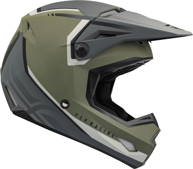 Fly MX24 Youth Kinetic Vision - Olive / Grey