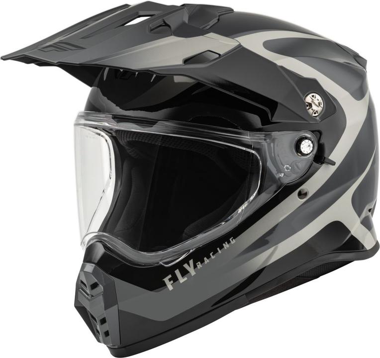 Fly Trekker Pulse Helmet - Black / Grey