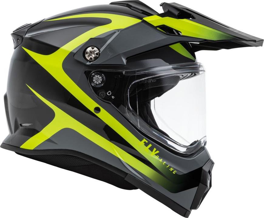Fly Trekker Pulse Helmet - Hi-Vis / Black