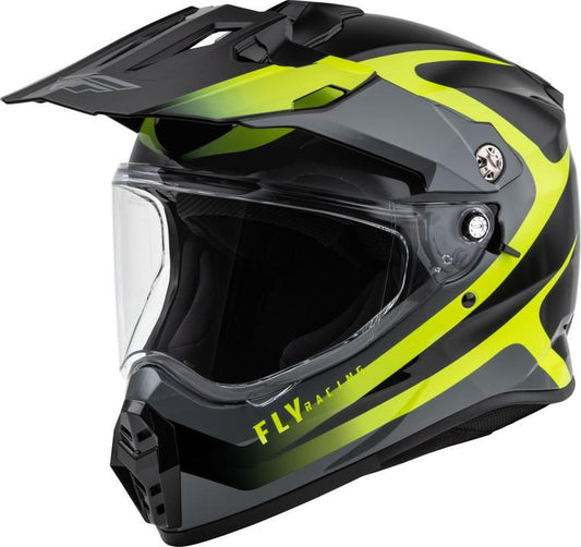 Fly Trekker Pulse Helmet - Hi-Vis / Black