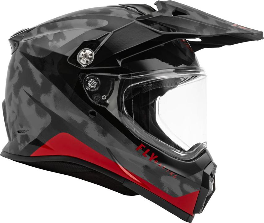 Fly Trekker Pulse Helmet  - Black Red