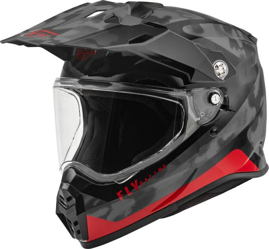 Fly Trekker Pulse Helmet  - Black Red