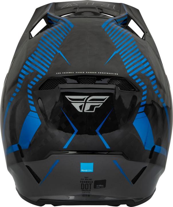 Fly Youth Formula Tracer Carbon Helmet - Blue / Black