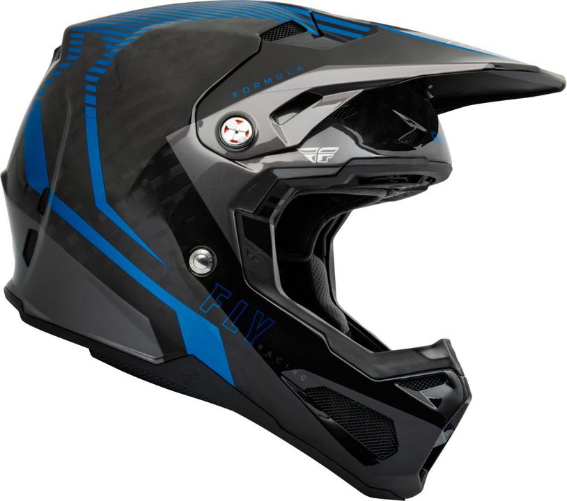 Fly Youth Formula Tracer Carbon Helmet - Blue / Black