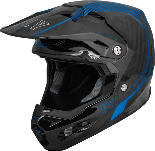 Fly Youth Formula Tracer Carbon Helmet - Blue / Black
