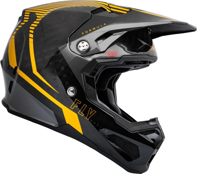Fly Formula Tracer Carbon Helmet - Gold / Black