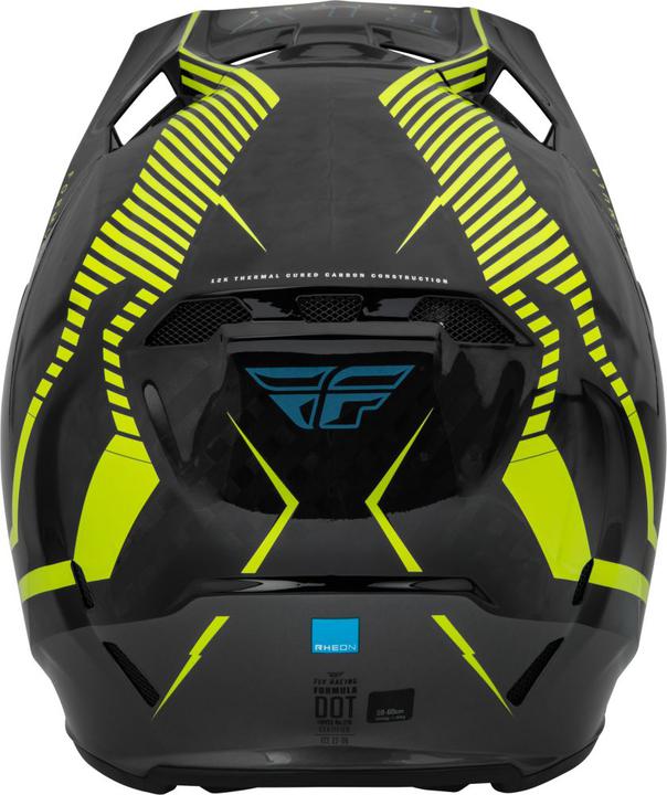 Fly Youth Formula Tracer Carbon Helmet - Hi-Vis / Black