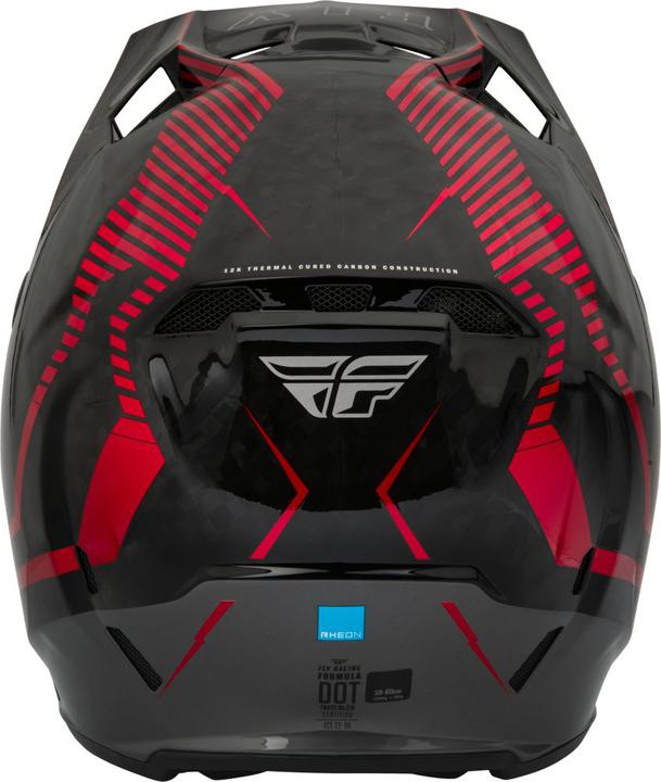Fly Youth Formula Tracer Carbon Helmet - Red / Black