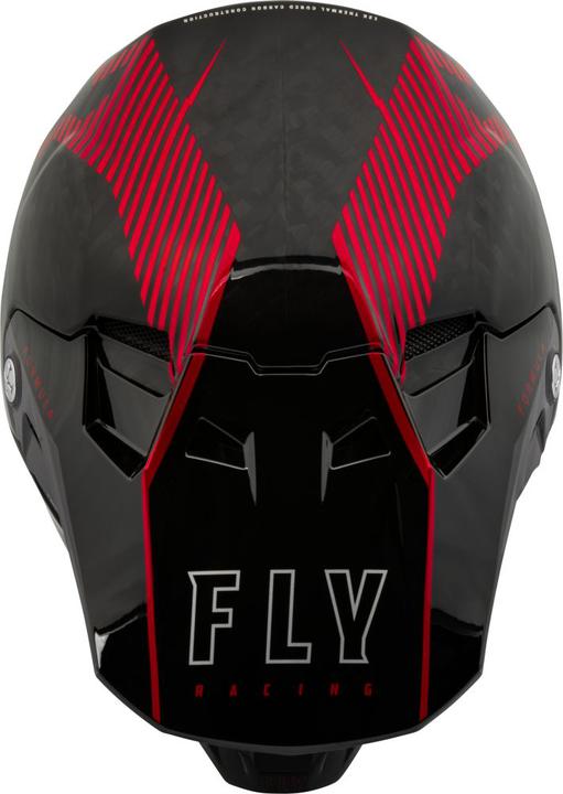 Fly Youth Formula Tracer Carbon Helmet - Red / Black